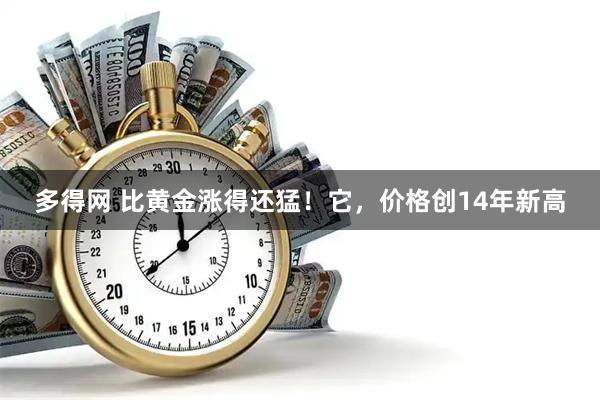 多得网 比黄金涨得还猛！它，价格创14年新高
