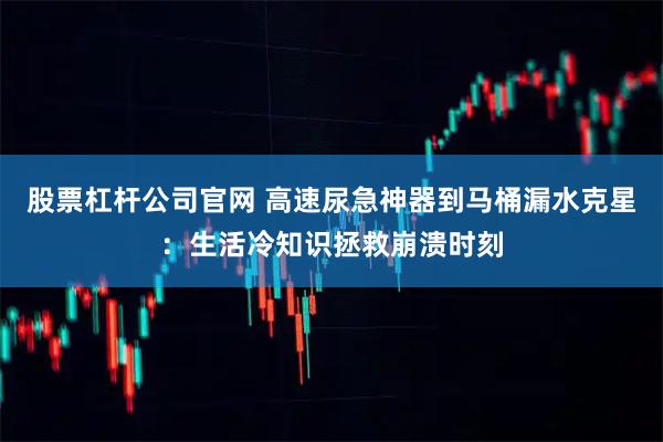 股票杠杆公司官网 高速尿急神器到马桶漏水克星：生活冷知识拯救崩溃时刻