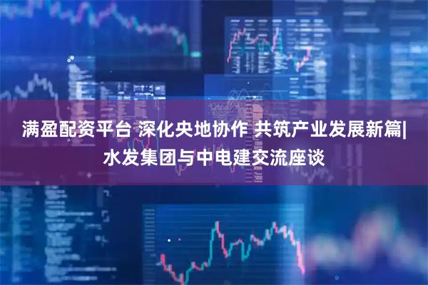 满盈配资平台 深化央地协作 共筑产业发展新篇|水发集团与中电建交流座谈