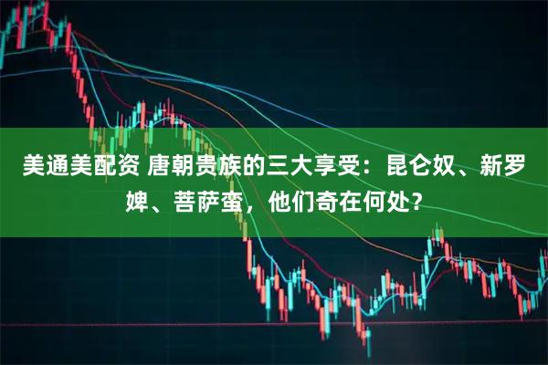 美通美配资 唐朝贵族的三大享受：昆仑奴、新罗婢、菩萨蛮，他们奇在何处？